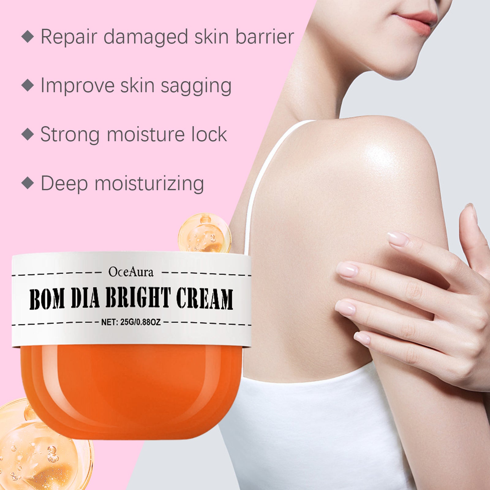 OceAura Body Moisturizing Care Cream Nourishes Moisturizing Dry And Tender Skin Nourishing Care Cream