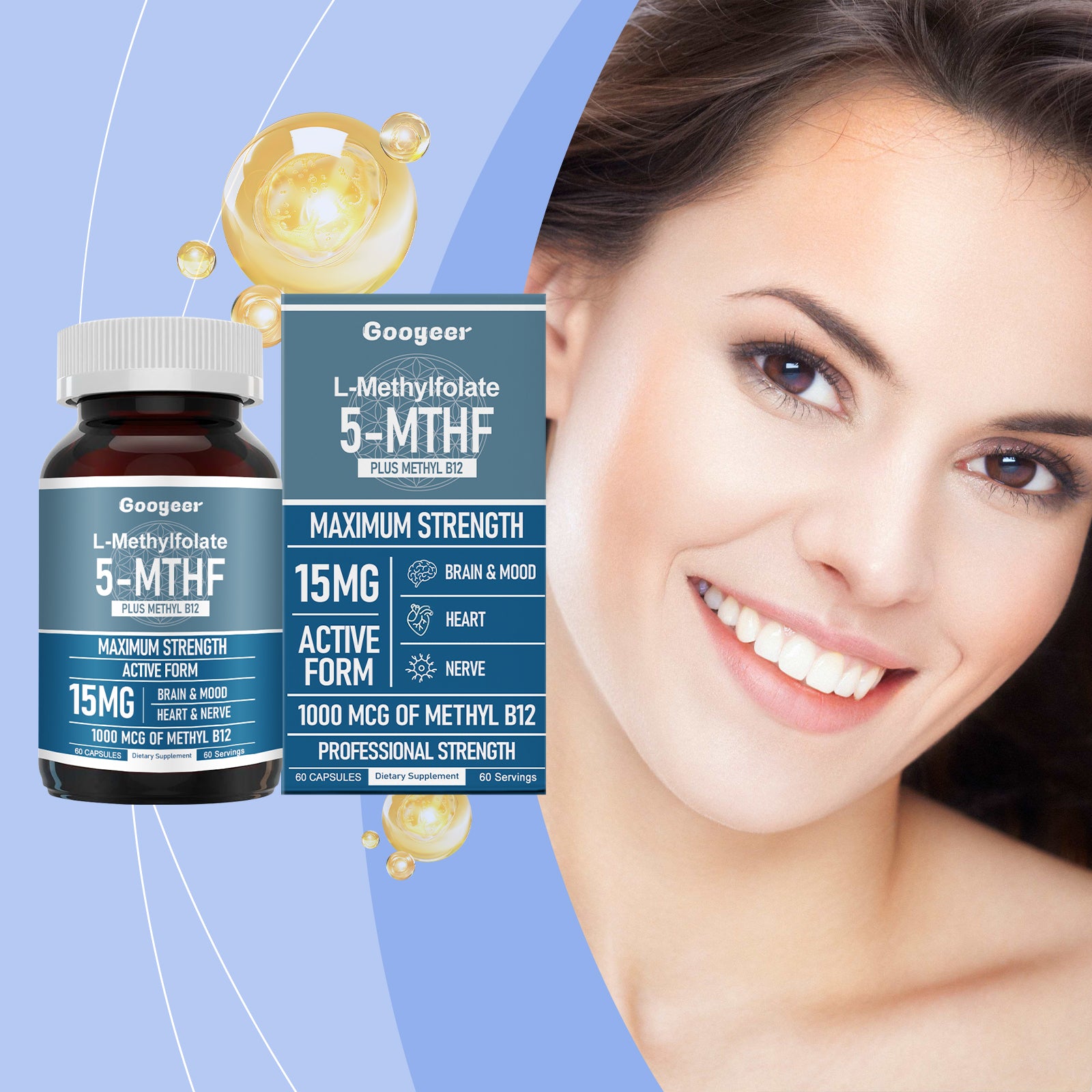 Googeer Vitamin Supplement Capsules For Body Treatment