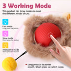 Motion-Activated Cat Toy Ball with Lights and Tail - product image 8