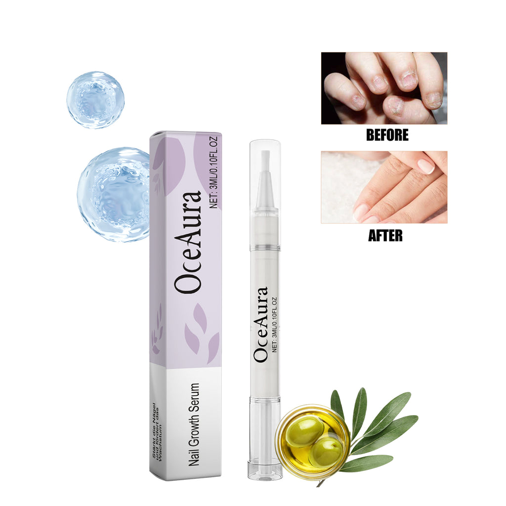 Oceaura Nail Care Essence, Moisturizing, Brightening And Strengthening Essence For Repairing Broken Nails