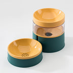 Anti-Tip Double Cat and Dog Food and Water Bowl