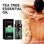 OCEAURA Tea Tree Essential Oil, Body Moisturizing Soft And Smooth Skin Refreshing And Relaxing Muscle Massage Treatment