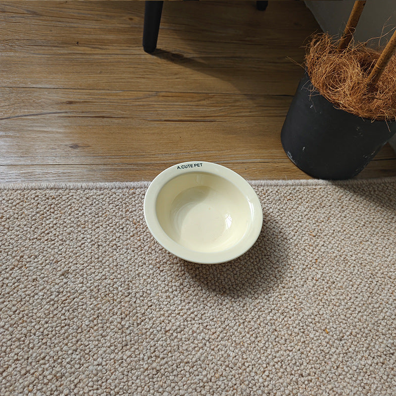 Elevated Ceramic Cat Bowl with Wood Stand - product image 6