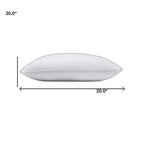 Lux Sateen Down Alternative Queen Size Firm Pillow