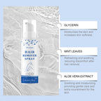 OceAura Mousse Hair Removal Spray Gentle Non-Irritating Moisturizing Moisturizing Smooth Body Skin Delicate Hair Removal