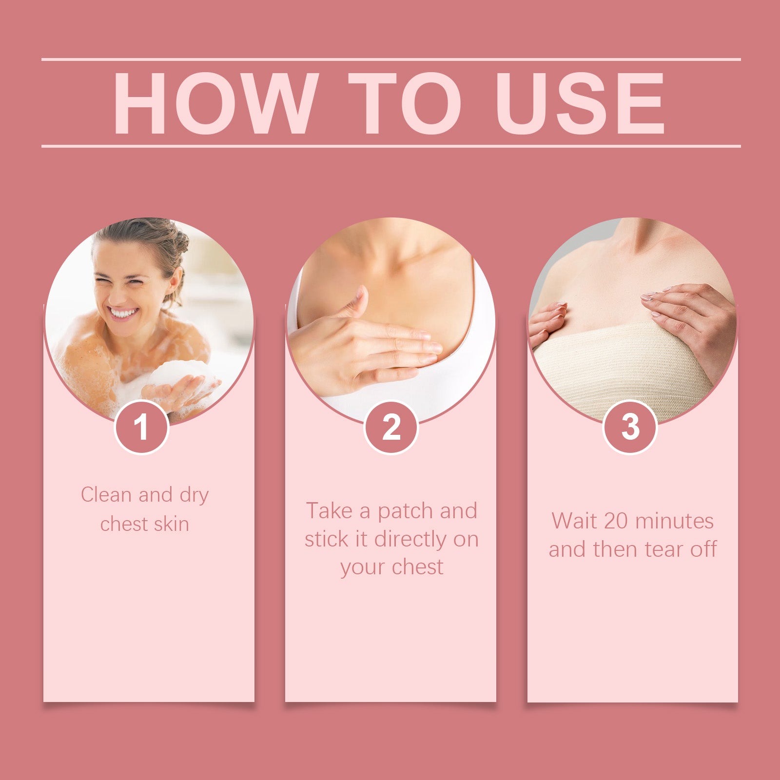 Oceaura Chest Care Patch, Highlights The Figure, Lifts The Chest Line And Moisturizes The Skin Chest Care Patch