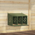 3-Compartment Olive Green Chicken Nesting Box