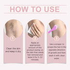 OceAura Nourishing Skin Hair Removal Cream, Gentle Non-Irritating Clean Body Skin Smooth Hair Removal Cream