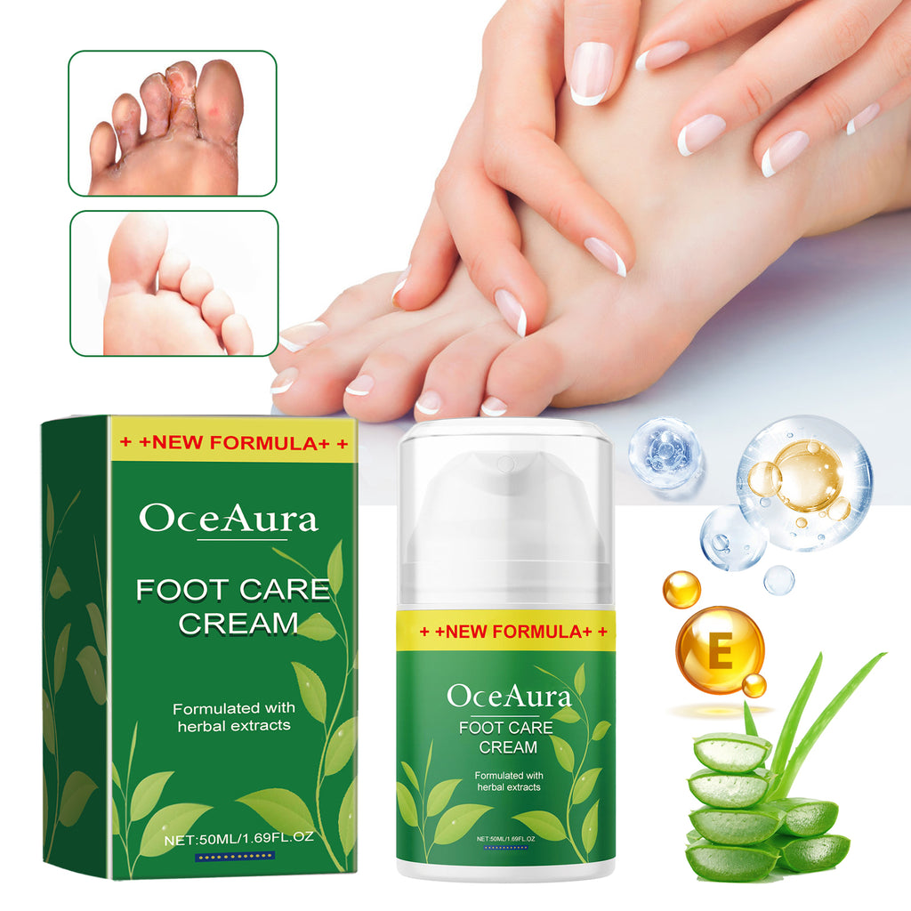 OCEAURA Foot Care Cream, Heel Moisturizing Skin Anti-Crack Repair Nail Foot Care Cream