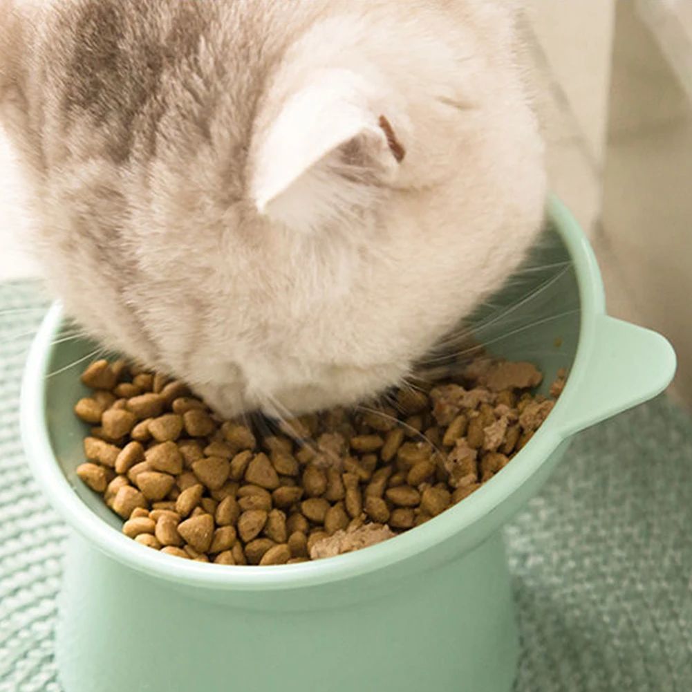 Tilted Elevated Cat Food Bowl, Non-Slip Feeder - product image 5