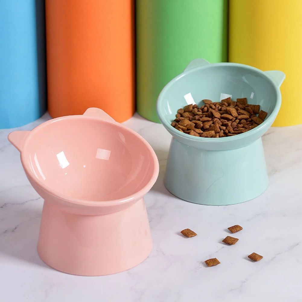 Tilted Elevated Cat Food Bowl, Non-Slip Feeder - product image 6