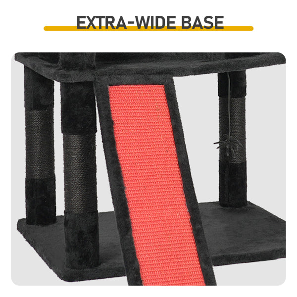 53-Inch Gothic Cat Tree with Coffin Bed - product image 9
