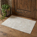 3' X 5' Gray And Ivory Geometric Washable Area Rug With UV Protection
