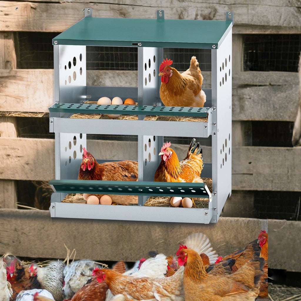4-Compartment Wall-Mount Chicken Nesting Box - product image 6