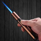 Metal Windproof Lighter Butane Jet Flame Lighter Cigarette Cigar Accessories Kitchen Cooking BBQ Outdoor Gadgets