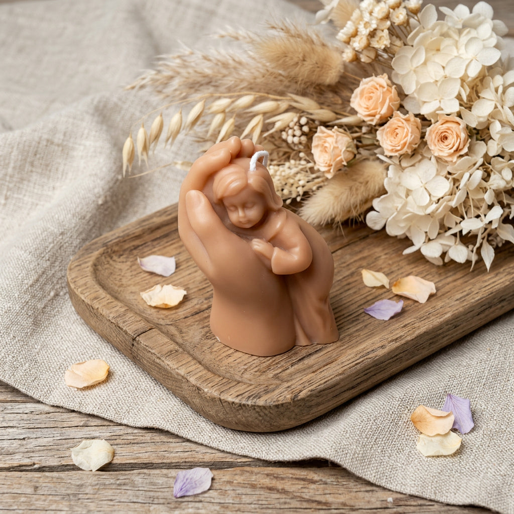 Bronze Scented Baby Dimensional Candle