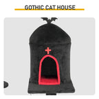 53-Inch Gothic Cat Tree with Coffin Bed - product image 10