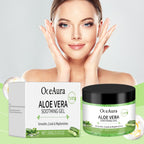 OceAura Aloe Vera Cucumber Gel, Moisturizing And Cooling Body Care Moisturizing And Refreshing Skin Aloe Vera Gel