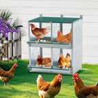4-Compartment Metal Chicken Nesting Box for Hens - product image 5