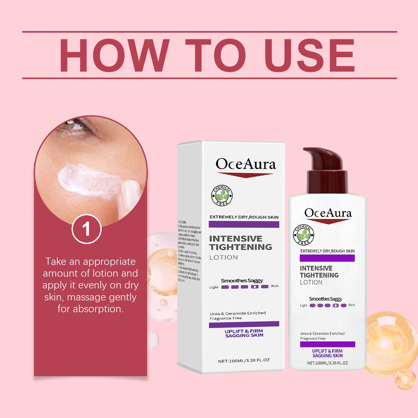 Oceaura Nourishing Face Cream, Day And Night Repair Tender Skin Moisturizing And Moisturizing Law Line Moisturizing Creamy Light Line Face Cream