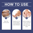OceAura Foot Exfoliating Gel Gentle Moisturizing Care Softens Foot Skin Dead Skin Foot Gel