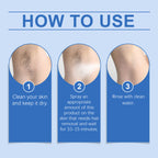OceAura Mousse Hair Removal Spray Gentle Non-Irritating Moisturizing Moisturizing Smooth Body Skin Delicate Hair Removal