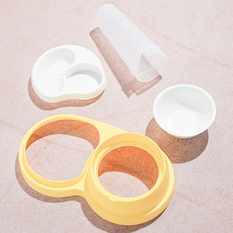 Double Cat and Dog Feeding Bowl, Neck-Support Design - product image 4