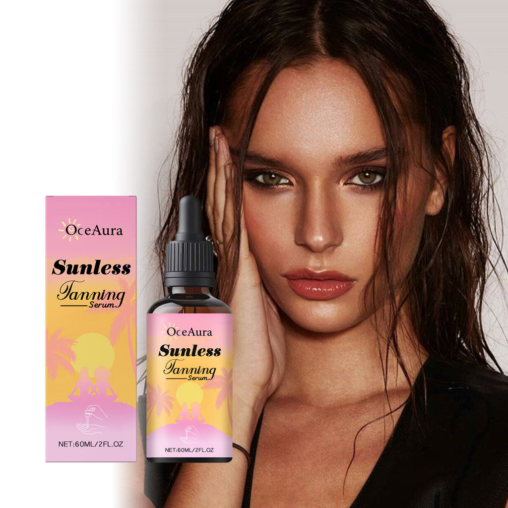 OceAura Anti-Tanning Essence, Outdoor Mild Moisturizing Anti-Sunburn Anti-Tanning Wheat Black Brightening Skin Essence