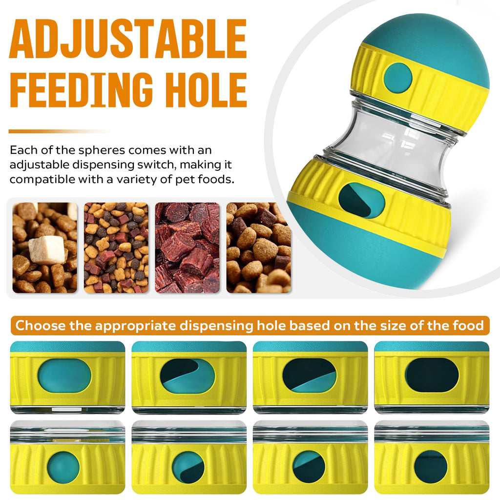 Adjustable Dog Puzzle Treat Ball and Slow Feeder Toy - product image 4