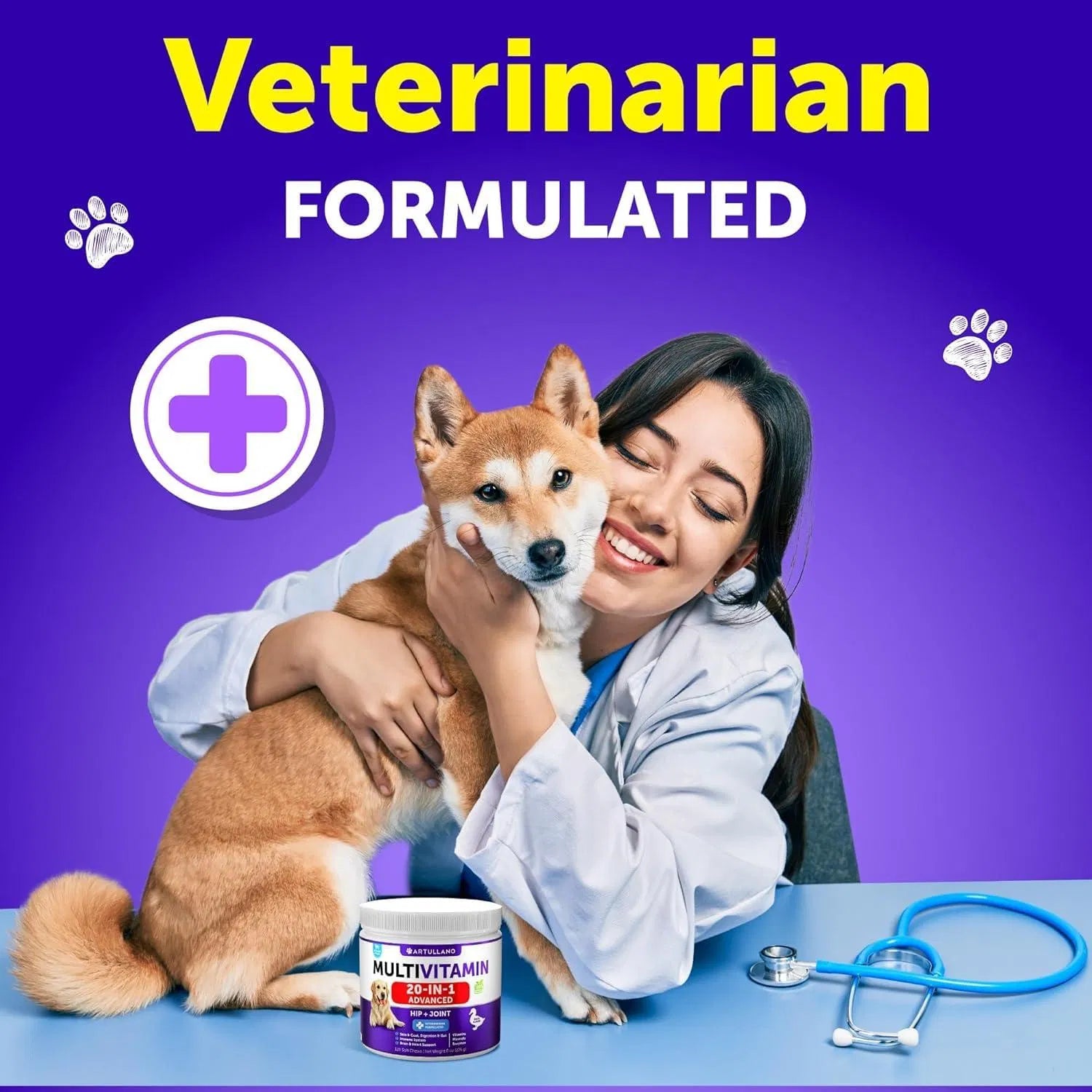 20-in-1 Dog Multivitamin Chews with Glucosamine, 120 Count - product image 6