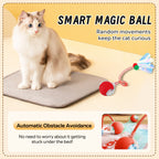 Interactive Cat Toy Ball with Elastic Mesh Tail - product image 7