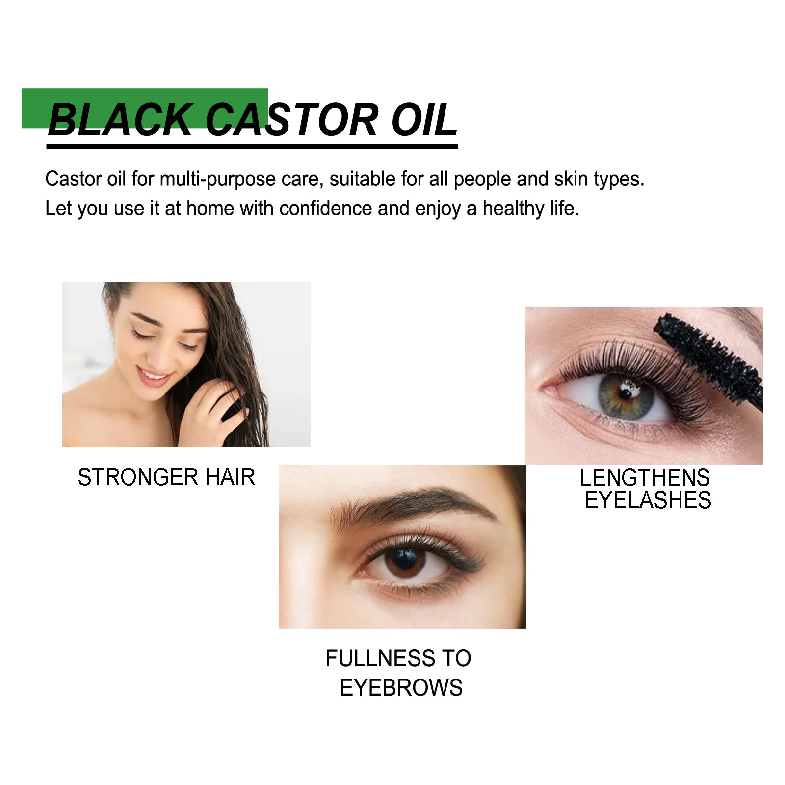 OUHOE Castor Oil Hair Conditioner, Nourishes Hair Roots Softens Hair And Prevents Loss Hair Conditioner