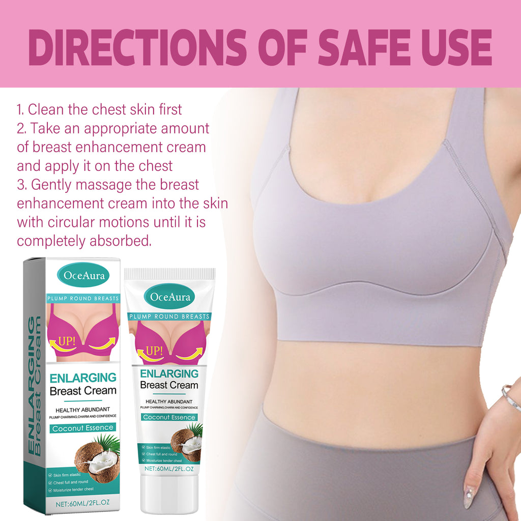 Oceaura White Coconut Breast Lift Firming, Firming And Plumping Anti-Sagging Massage Treatment Beauty Cream