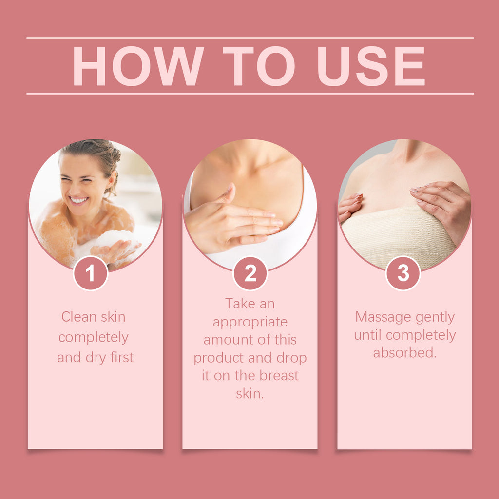 Oceaura Women's Chest Essential Oil Women's Chest Firming Lift Anti-Sag Moisturizing Full Massage Essential Oil