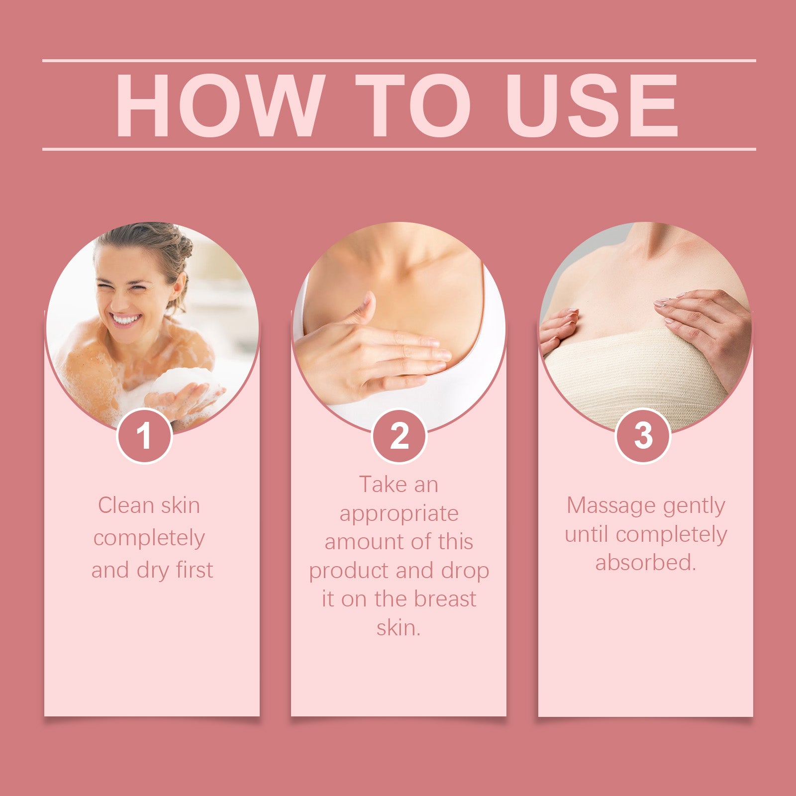 Oceaura Women's Chest Essential Oil Women's Chest Firming Lift Anti-Sag Moisturizing Full Massage Essential Oil