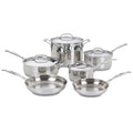 10-Piece Stainless Steel Cookware Set