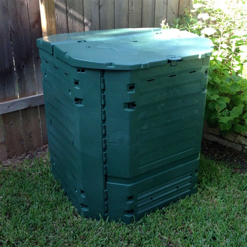 Heavy Duty Plastic 32-Cubic ft. Home Compost Bin Compooster