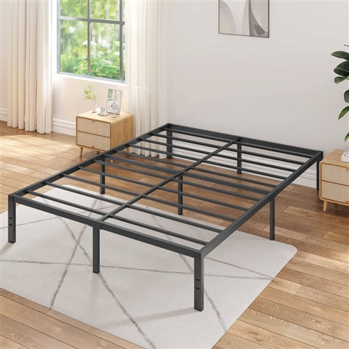 Full size 16-inch Heavy Duty Metal Bed Frame with 3,500 lbs Weight Capacity