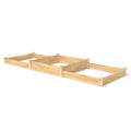 Farmhouse Cedar Wood Raised Garden Bed 4 ft x 12 ft - Made in USA