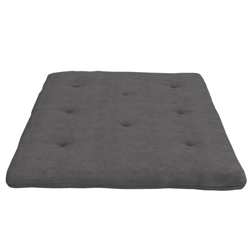 Full size 6-inch Thick Futon Mattress in Grey