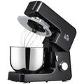 Black Stainless Steel 6 Quart Bowl Tilt 600W Electric Kitchen Food Dough Mixer