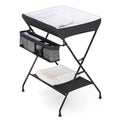 Black Folding Wide Nursery Diaper Baby Changing Table
