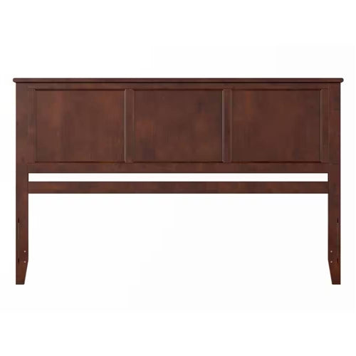King size Traditional Style Headboard in Walnut Wood Finish