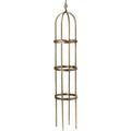 60-inch Copper Finish Steel Outdoor Garden Trellis Obelisk