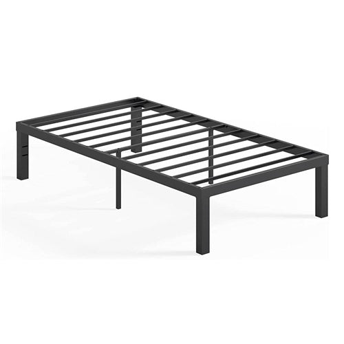 Twin size Modern 16-inch Sturdy Steel Metal Platform Bed Frame