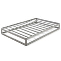 Twin size Modern Heavy Duty Low Profile Metal Platform Bed Frame