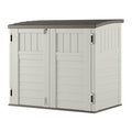 Outdoor 4-ft x 2-ft Locking Storage Shed with Easy Lift Lid