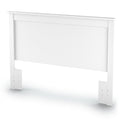 Full / Queen size Headboard in White Finish