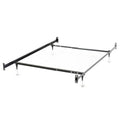 Adjustable Twin/Full Metal Bed Frame with Headboard and Footboard Brackets