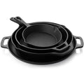 12-Piece Cast Iron Cookware set with Dutch Oven Frying Pan Skillet and Pizza Pan